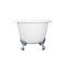 Aqua Eden Clawfoot Bathtubs, 60 L, 30.5 W, White/Polished Chrome, Cast Iron VCT7D603017NB1 - alternate 4
